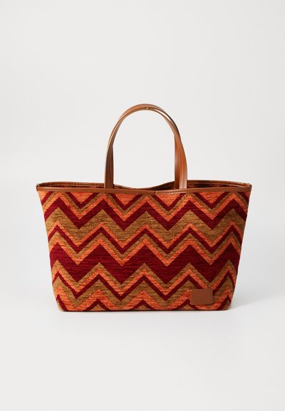 Missoni SHOPPING SMALL - Tote bag - tramonto/cuoio