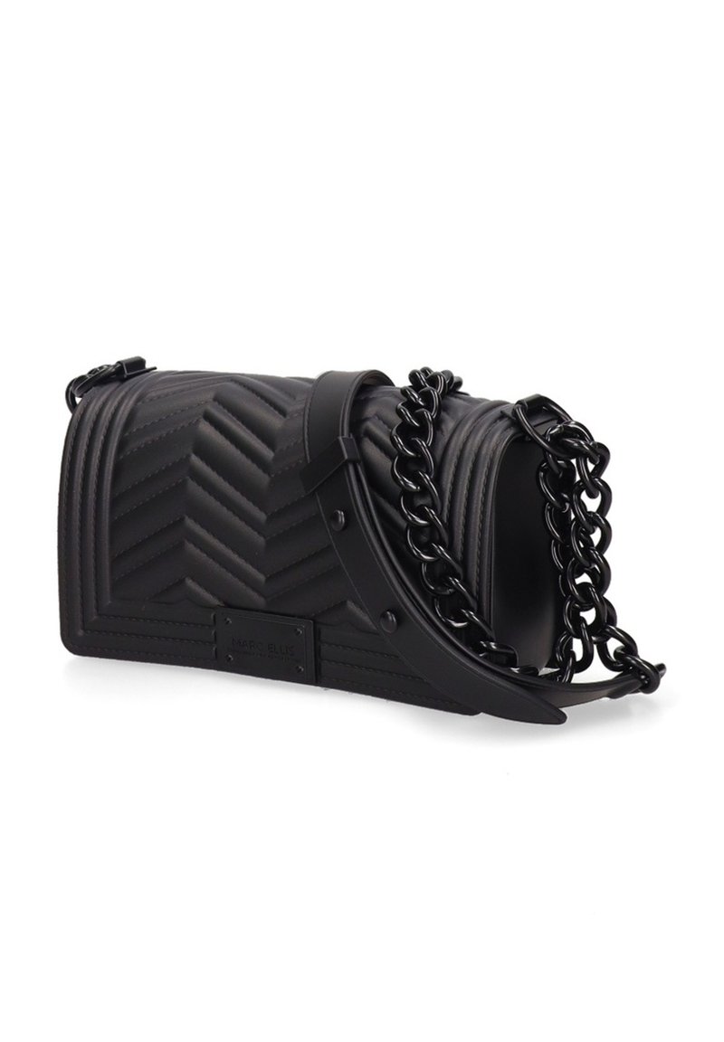 Marc Ellis MARC ELLIS SHOULDER BAG - Sac bandoulière - black and off ...