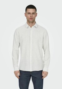 Only & Sons - ONSCAIDEN STRIPE - Camicia - chinchilla Immagine in miniatura 1