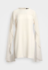 CAPE GEORGETTE COCKTAIL DRESS - Robe de soirée - mascarpone cream