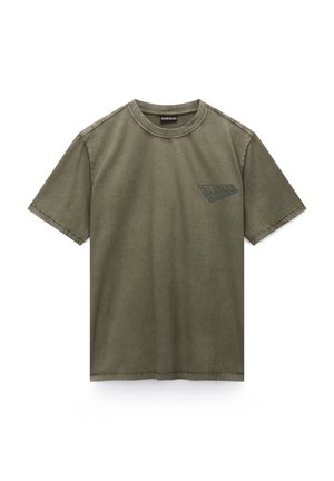 Napapijri AREN - T-shirts print - tea leaf g a