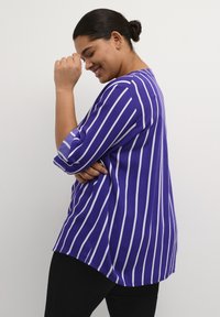 Kaffe Curve SIDA - Blůza - heliotrope chalk stripe