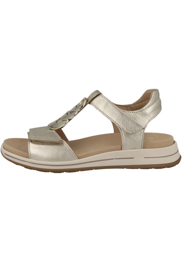 Keilsandalette - platinum