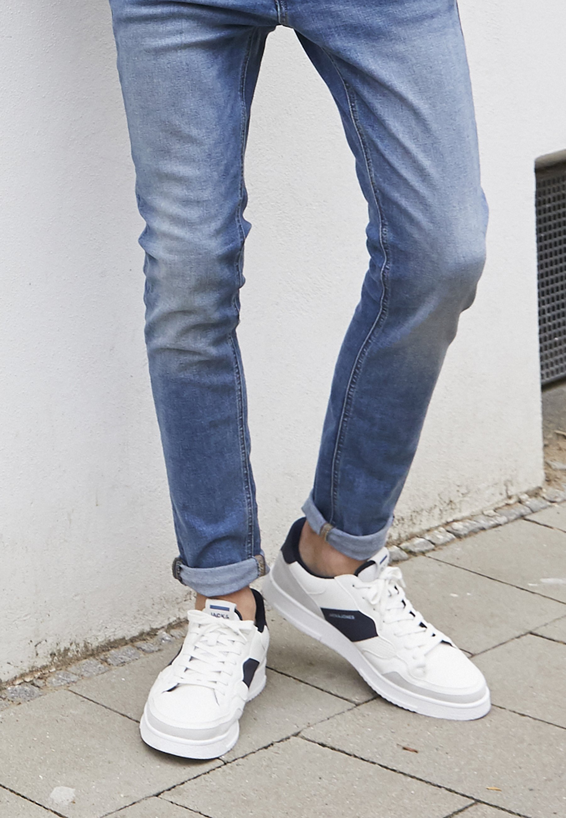 Jack \u0026 Jones JFWCARAS COMBO - Zapatillas - white/navy blazer/blanco -  Zalando.es