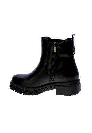 Stivaletti con plateau - black