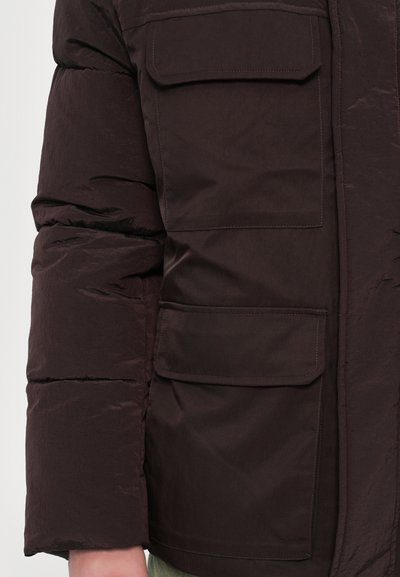 Dondup PUFFIER JACKET - Giacca invernale - burgundy