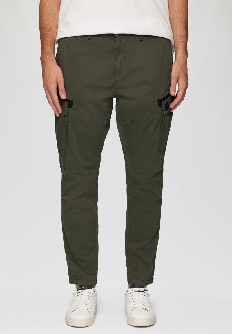 s.Oliver REGULAR MIT STRAIGHT LEG - Cargohose - navy