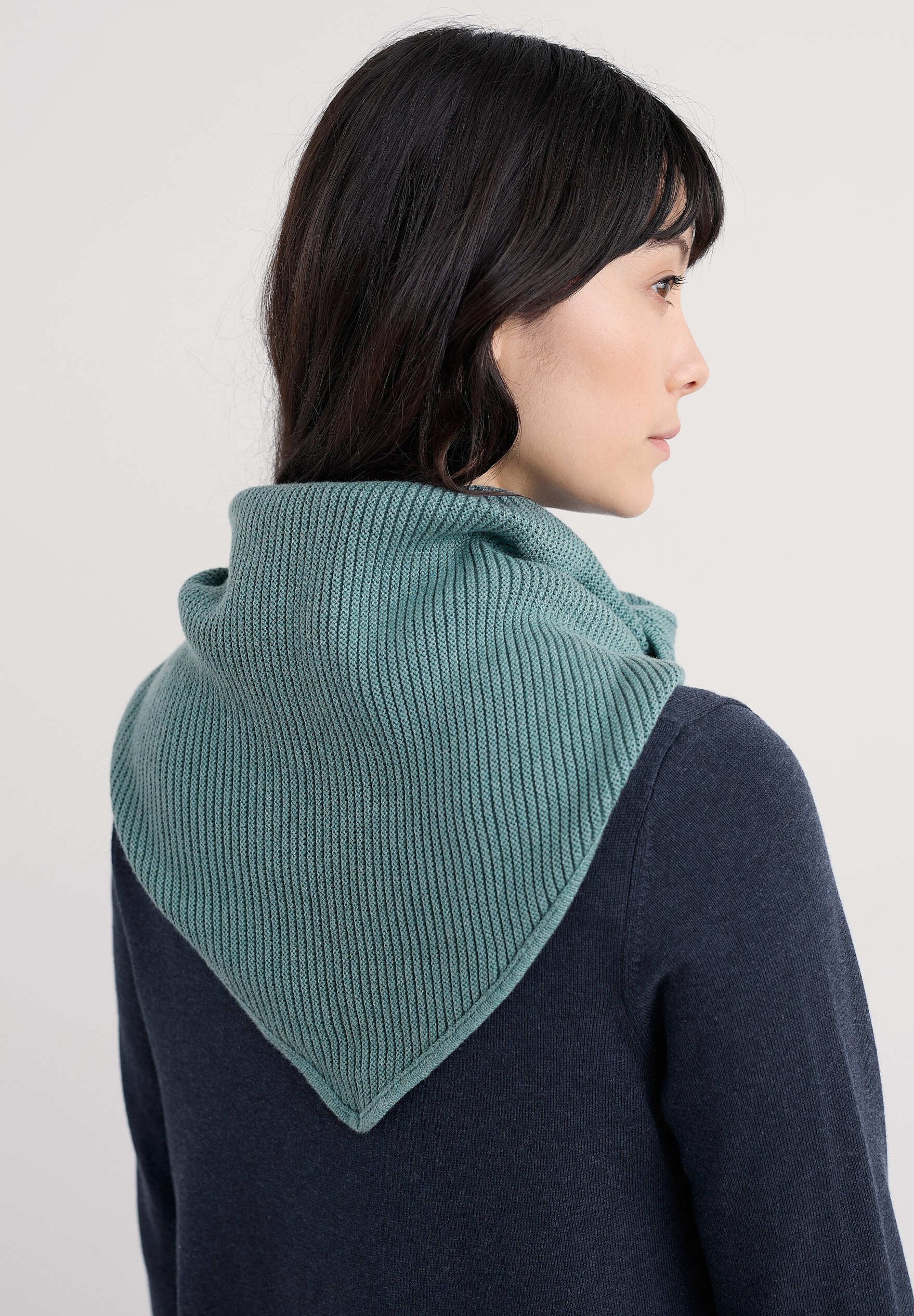 Seasalt Cornwall MAKERS TRIANGLE - Foulard - blue - lichen/blue