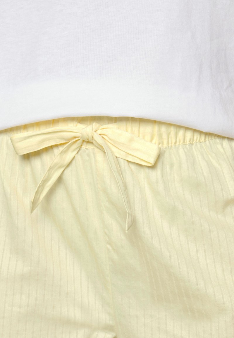 Damen Nachthemden | Esprit STRIPE COMBI SLEEVE SHIRT PANTS Pyjama pastel yellow/gelb - PH60647 Damen Nachthemden | Esprit STRIPE COMBI SLEEVE SHIRT PANTS Pyjama pastel yellow/gelb - PH60647
