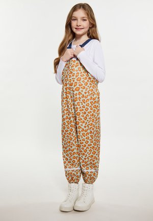 Schmuddelwedda, SCHMUDDELWEDDA REGENHOSE - Regenbroek - pastel mint orange leo