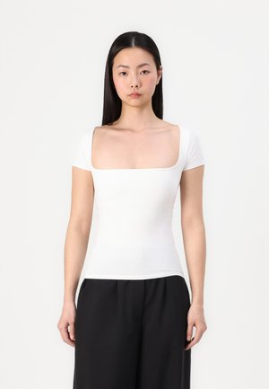 CLEAN LINES BABY TEE - Paprasti marškinėliai - white