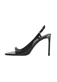 Mango Sandali con tacco - black