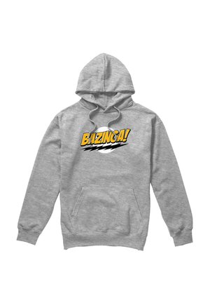 Cotton Soul, BIG BANG THEORY/BAZINGA - Hoodie - mottled light grey
