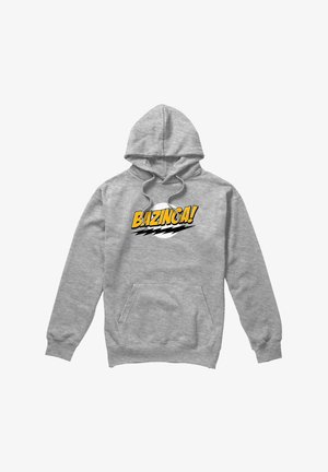Cotton Soul, BIG BANG THEORY/BAZINGA - Hoodie - mottled light grey