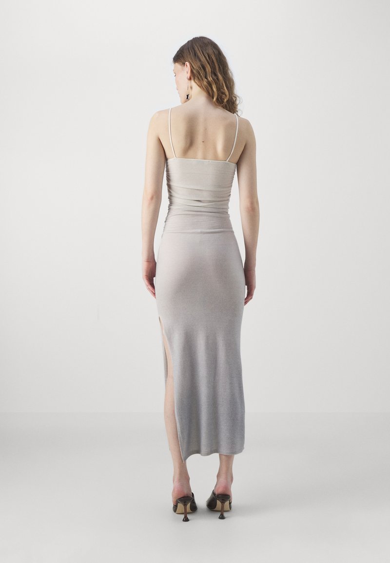 Elleme STRAPPY LONG DRESS - Cocktail dress / Party dress - tie dye grey/grey  - Zalando.co.uk