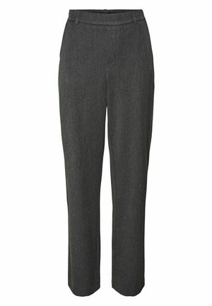 Vero Moda, VMMAYA MR STRAIGHT SOLID - Broek - dark grey melange