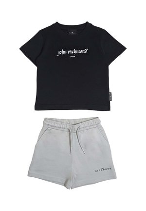 John Richmond COMPLETO - Pantaloni sportivi - nero/grigio