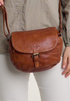 STEFANIE - Cross body bag - braun