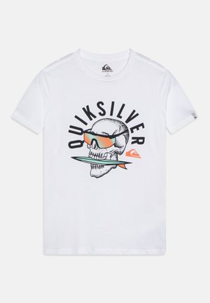 ROCKIN SKULL - T-shirt imprimé - white