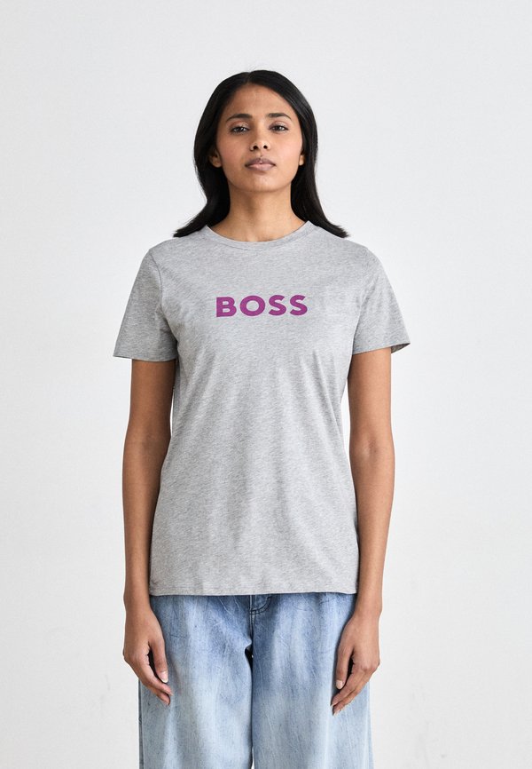 ELOGO - Print T-shirt - silver