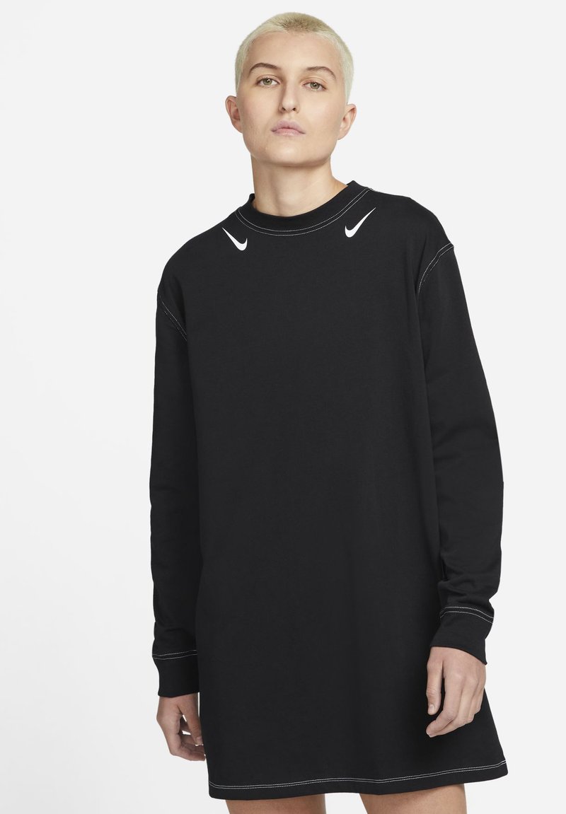 Nike Sportswear Jersey dress black/white/black Zalando.ie
