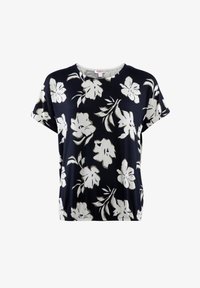 Unausgewählt, navy floral aop