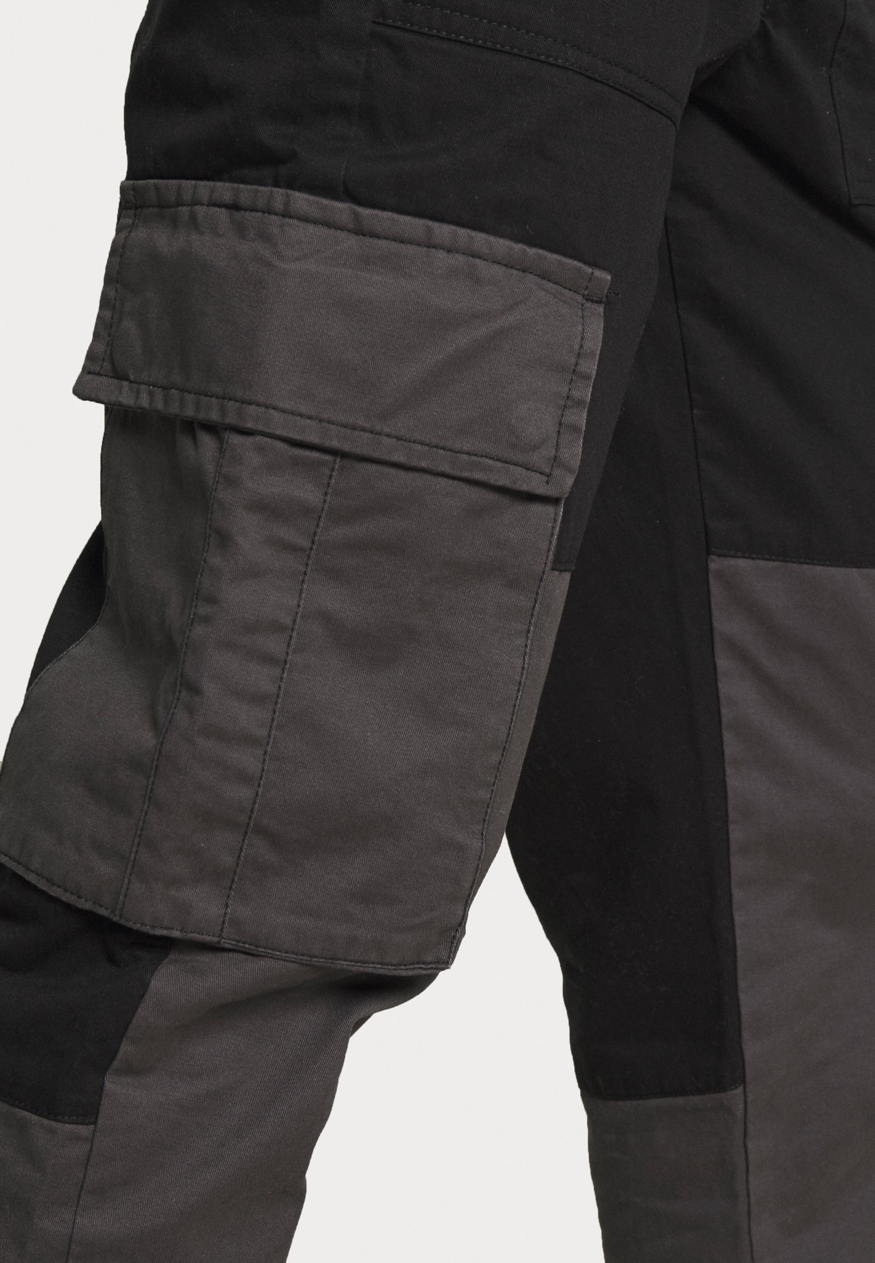 topman black cargo trousers