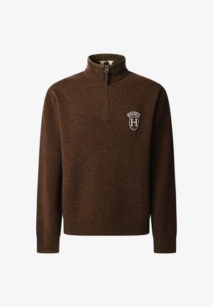 Hackett London HERITAGE PEAKS - Džemper - dark brown