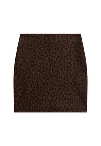 LEOPARD PRINT MINI TUBE - Minikjol - brown pattern