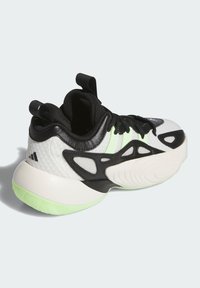 adidas Performance TRAE UNLIMITED  - Scarpe da basket - cloud white   green spark   off white