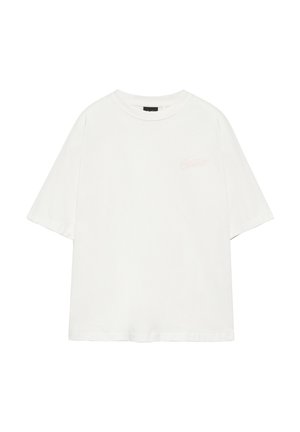 PULL&BEAR, STWD GRAFFITI LOGO - T-SHIRT - T-shirt imprimé - white