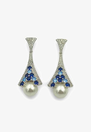 HEBE JEWELS, CLASSIC - Orecchini - blue white silver-coloured