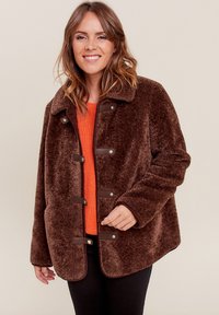 Breal MIT KNÖPFEN - Giacca invernale - marron foncé