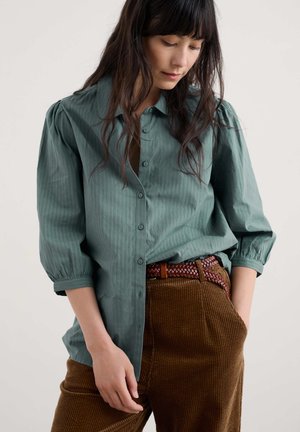 HOPE COTTAGE - Bluza z gumbi - green - cliff