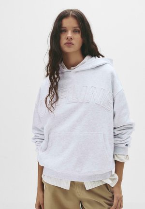 OFFLINE - Mikina s kapucí - light grey