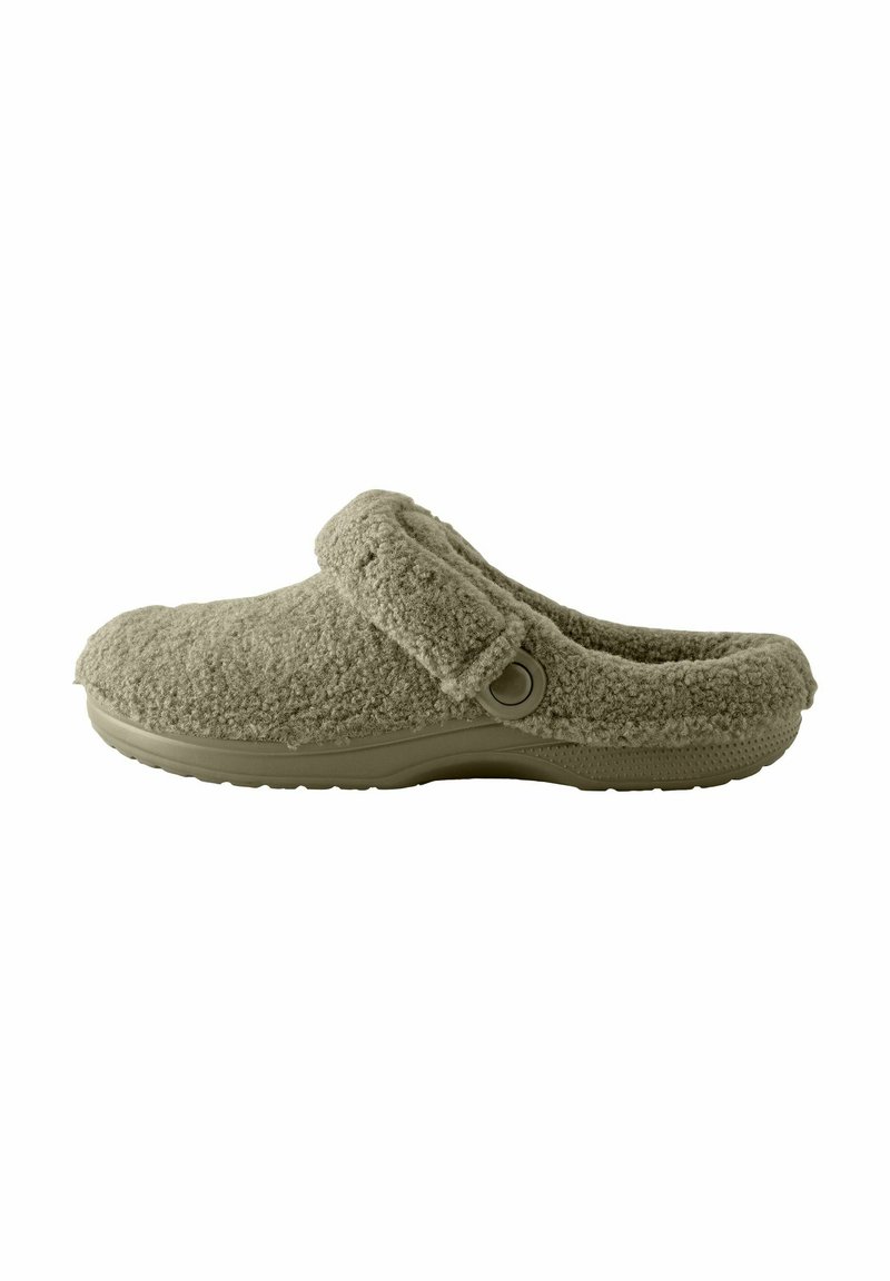 Next REGULAR FIT BORG - Domácí obuv - khaki green