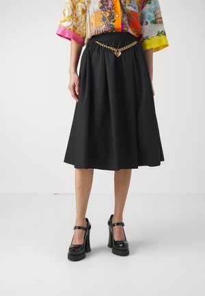 SKIRT - Jupe trapèze - black