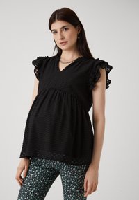 ONLY MATERNITY OLMEMMERY - Blúzka - black