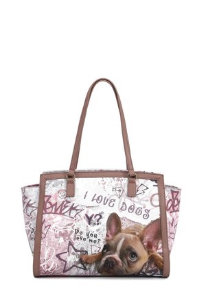 CHIC STAMPA DOG CAT - Borsa a mano - dog
