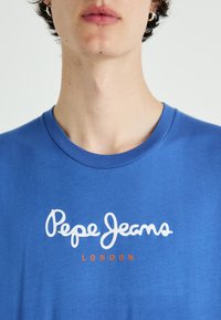 Pepe Jeans EGGO - T-shirt estampada - steel blue