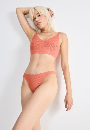 4-PACK FEEL BLISS - Thong - lovely apricot