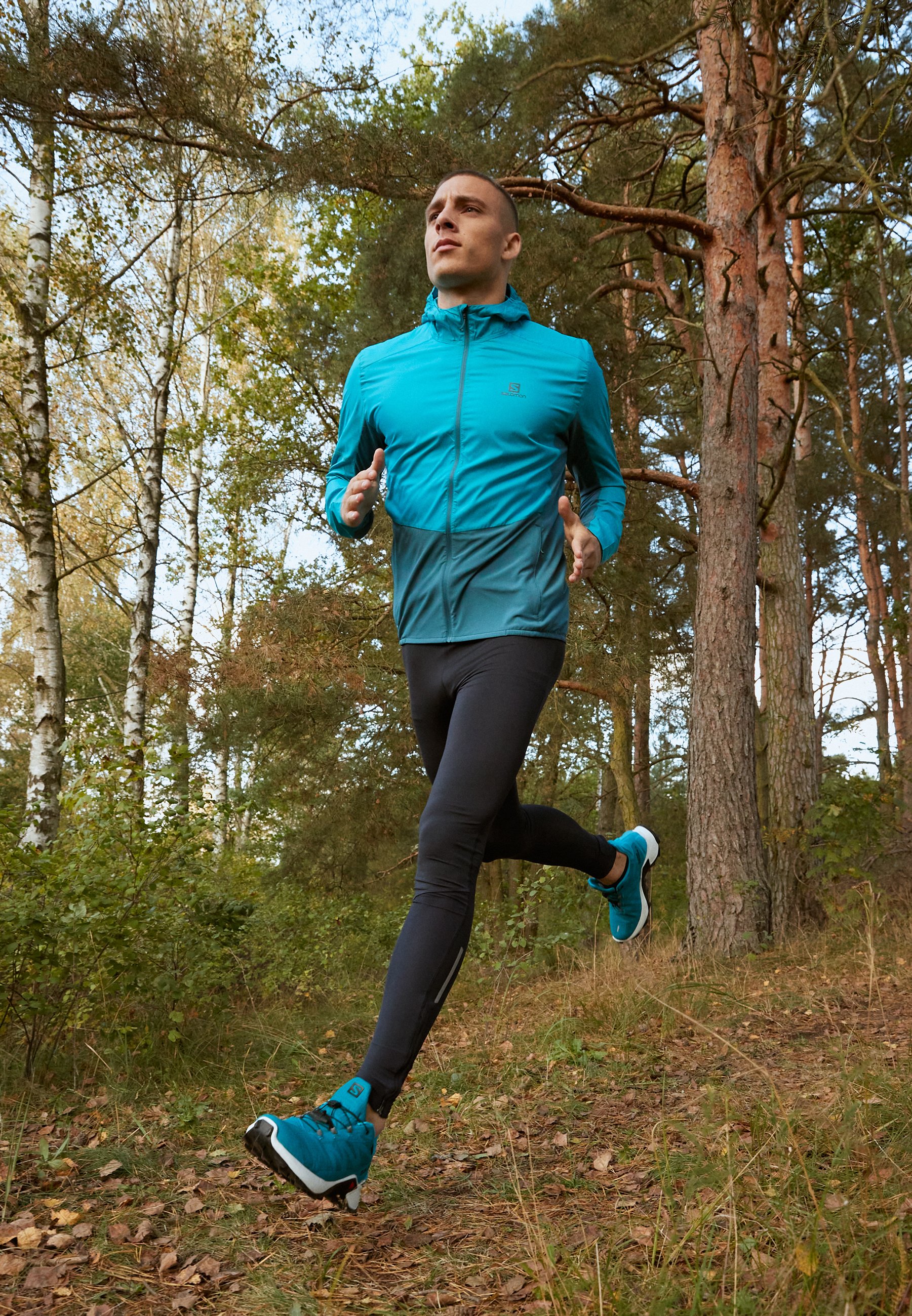 chaussure running foret