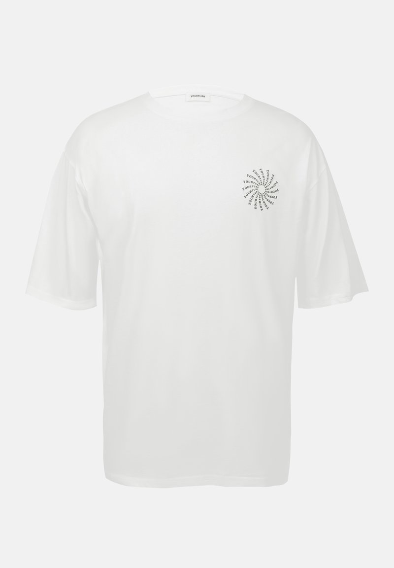 YOURTURN T-shirt print crème YOURTURN T-shirt print crème