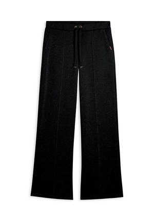 MELANGE LUREX  - Pantaloni - mottled black