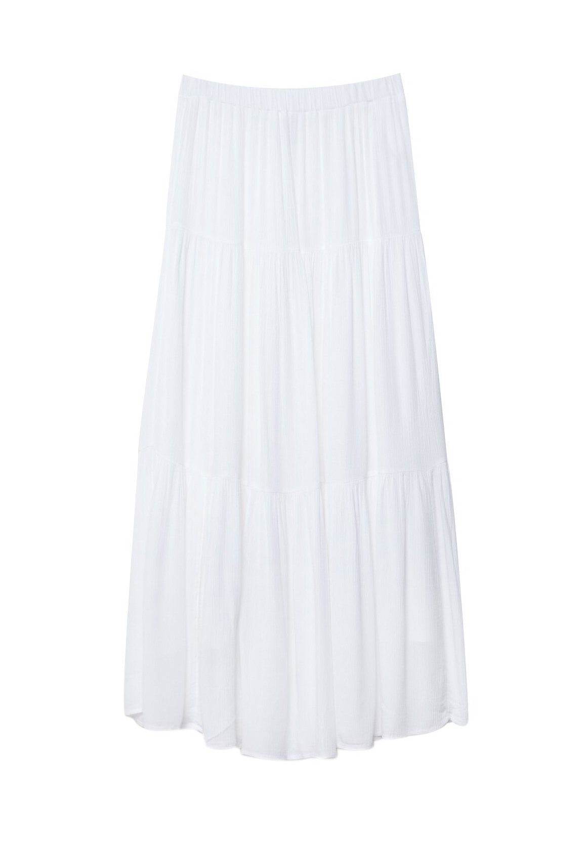 White maxi skirt