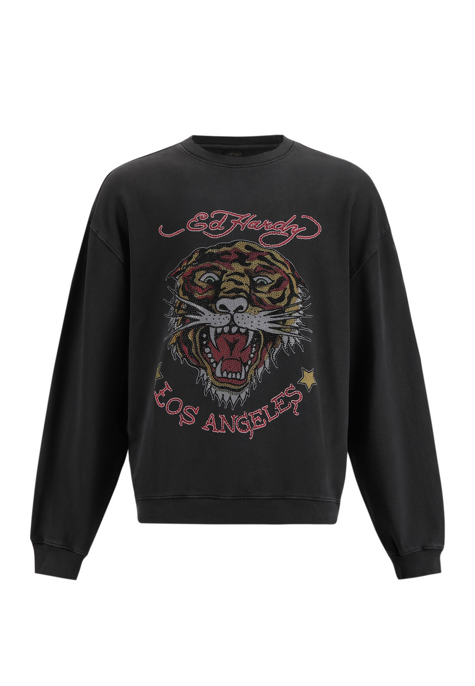Ed Hardy CREW NECK Sweatshirt black/schwarz
