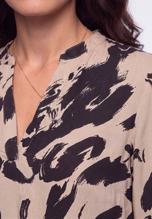 Kaffe, KADITTE - Blouse - black feather gray leo