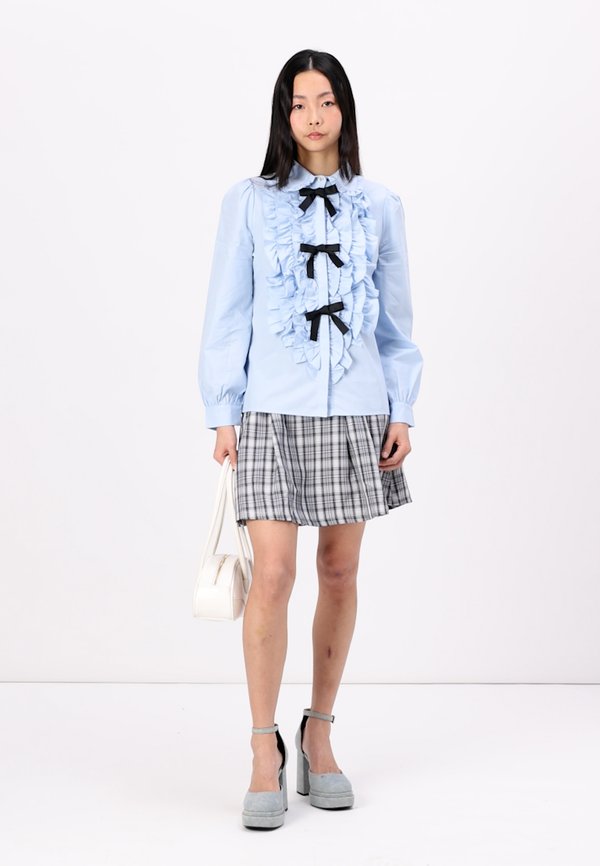 ARNELL BOW RUFFLE SHIRT - Button-down blouse3