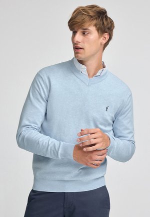 Strickpullover - baby blue vigore