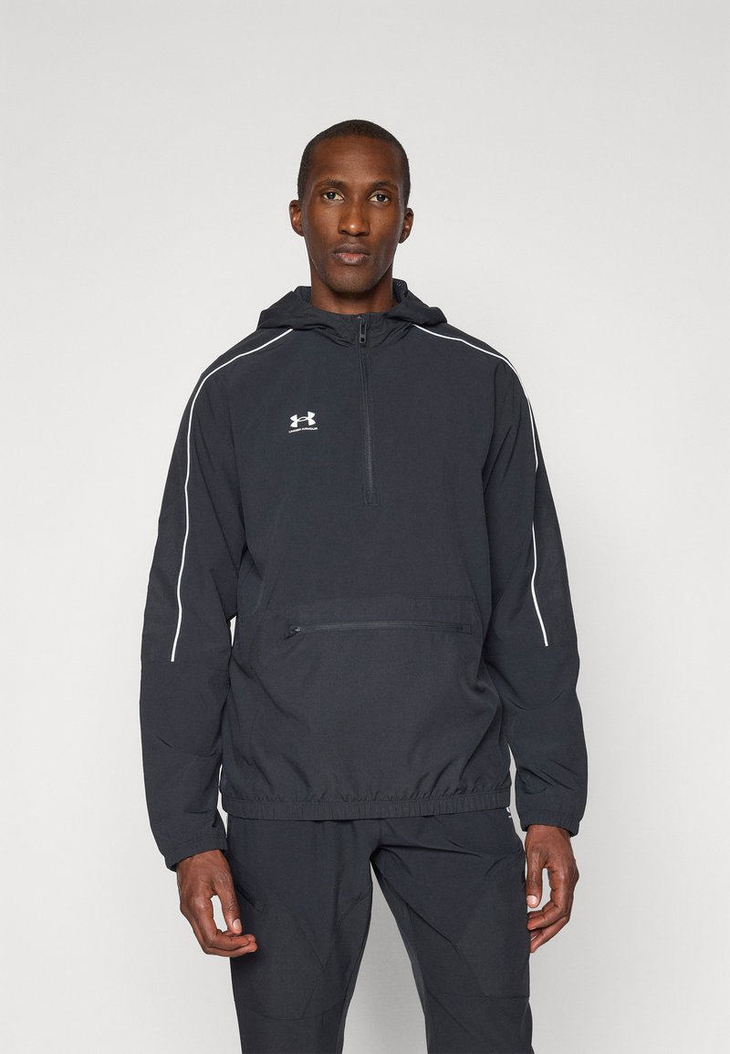 Under Armour CHALLENGER WARMUP JACKET - Outdoor jacket - black/white